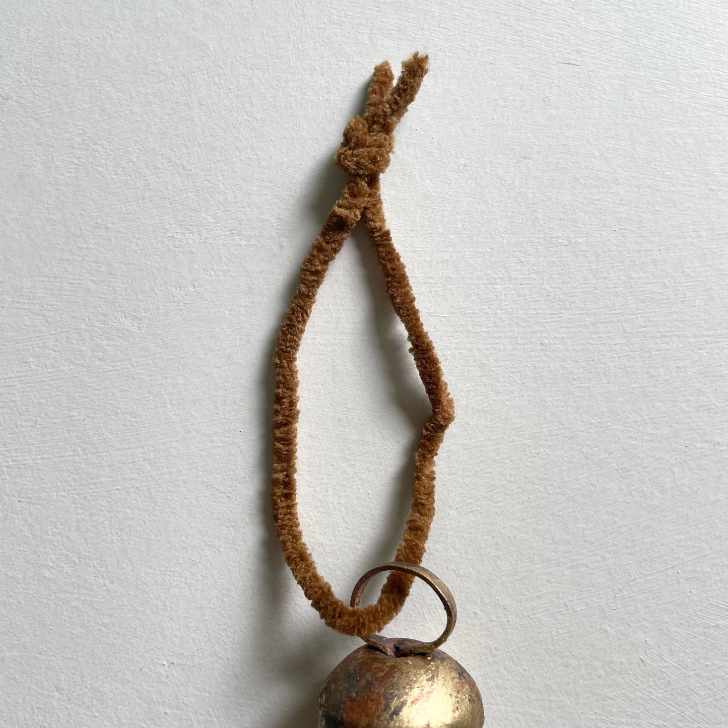Cloche décorative rustique en laiton | Dessus rond