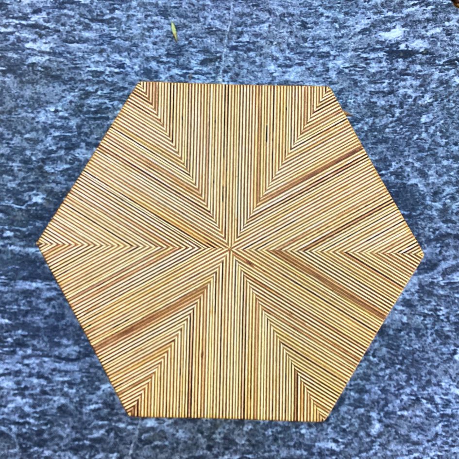 Tabouret | Cerisier et contreplaqué