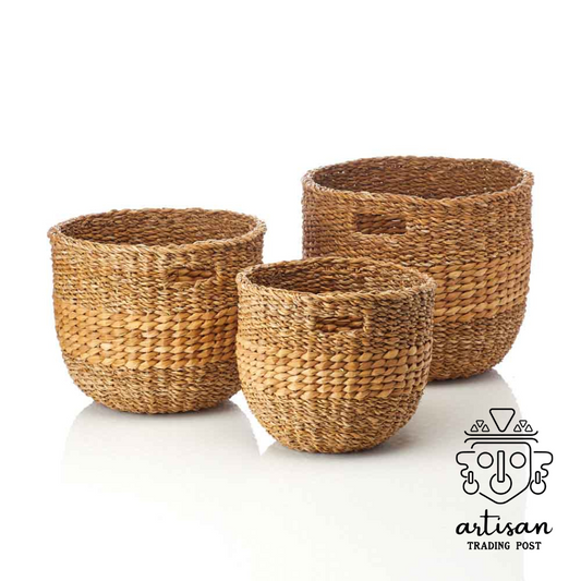 Hogla Cottage Basket Large | Handcrafted Hogla Grass Basket