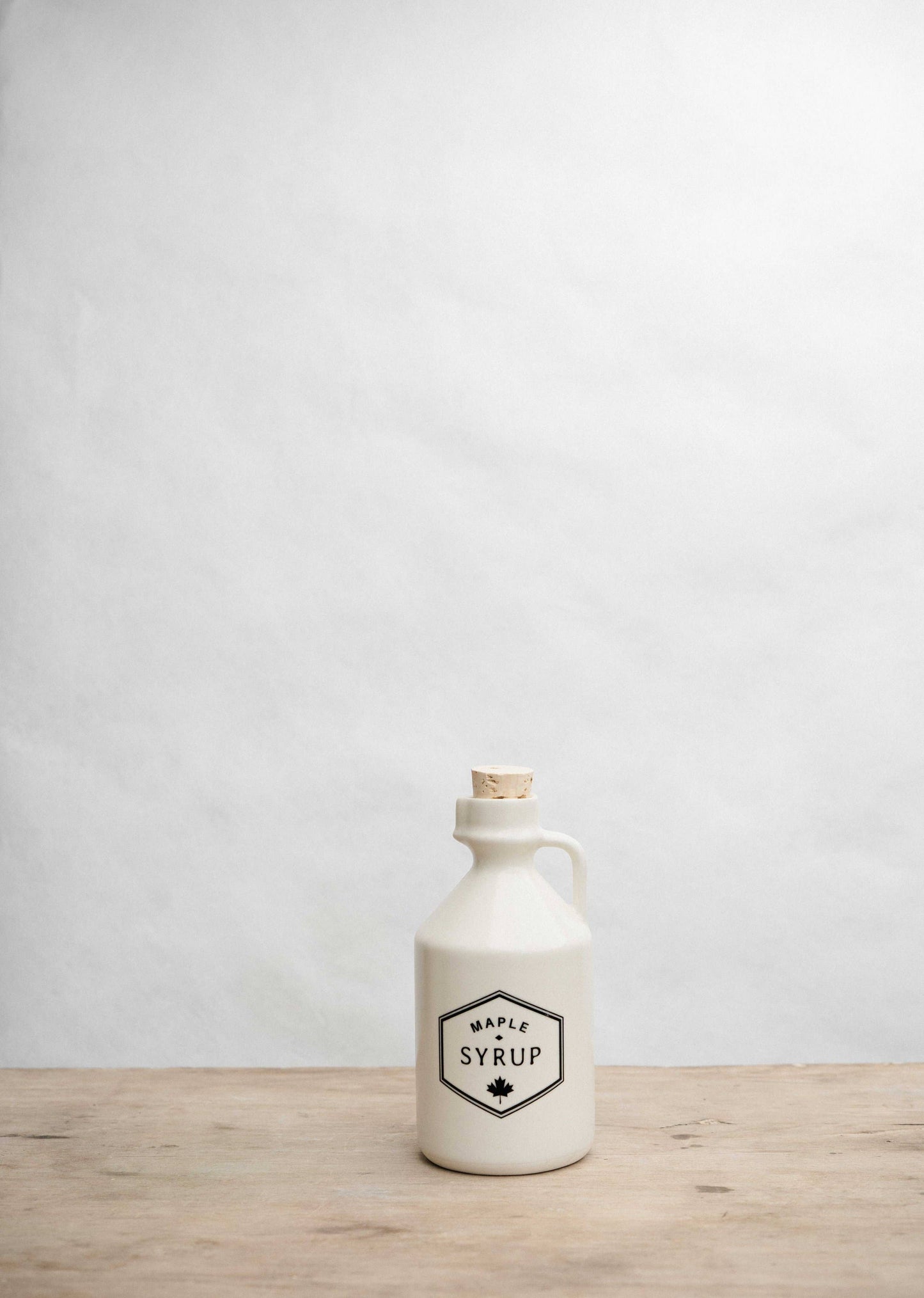 Canadiana | Ceramic Maple Syrup Jar