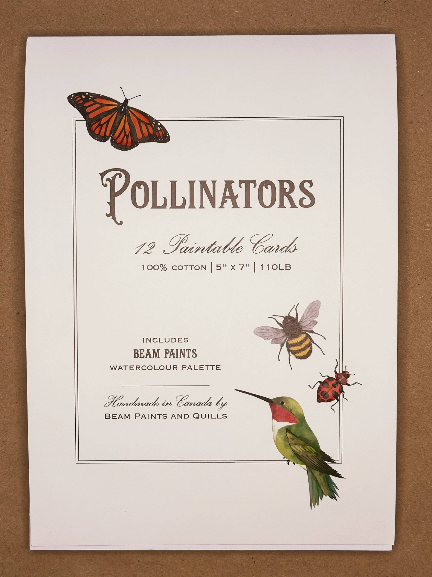 Watercolour Postcard Set | Pollinators