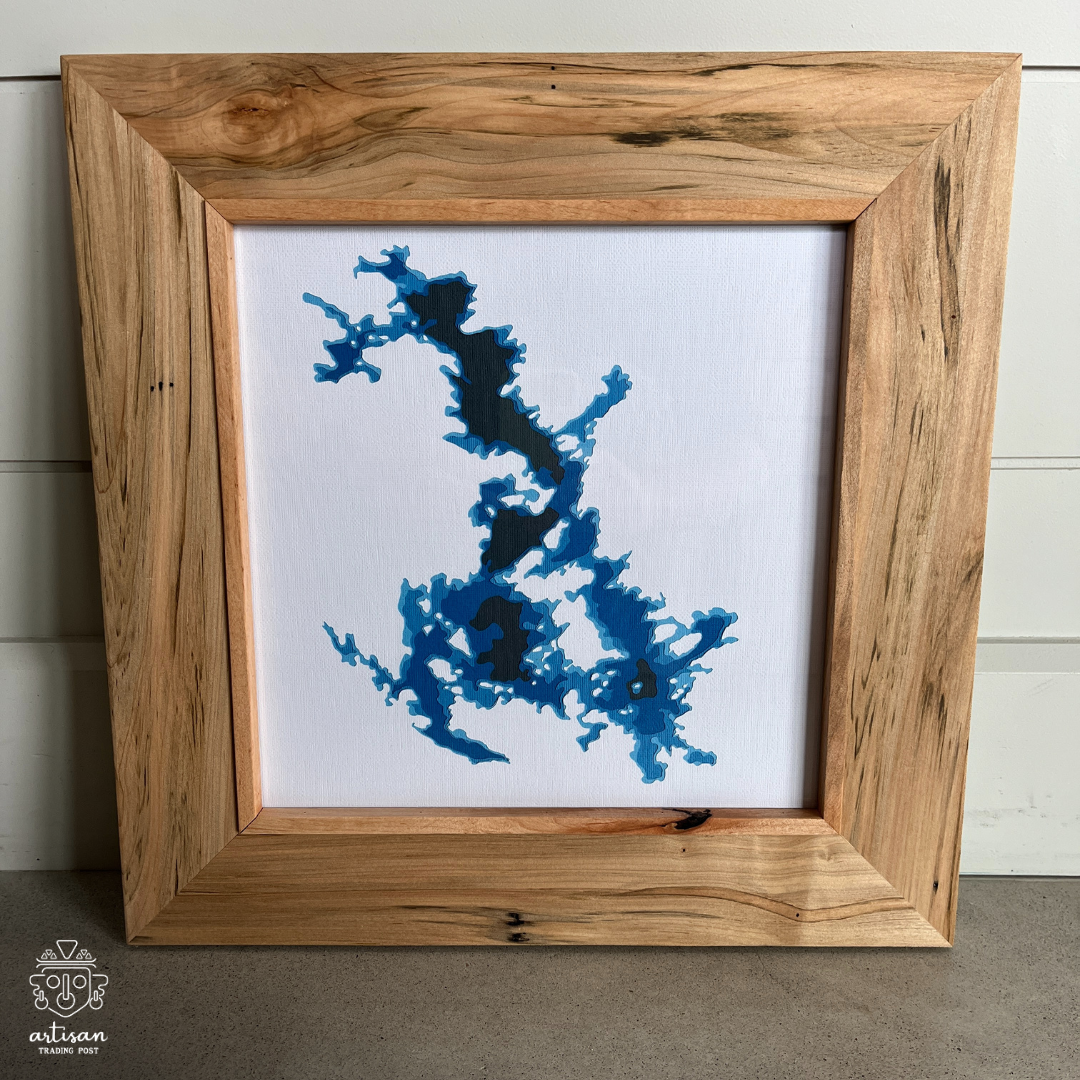 Lake Rosseau | Papercut 12x12 Cardtography Map