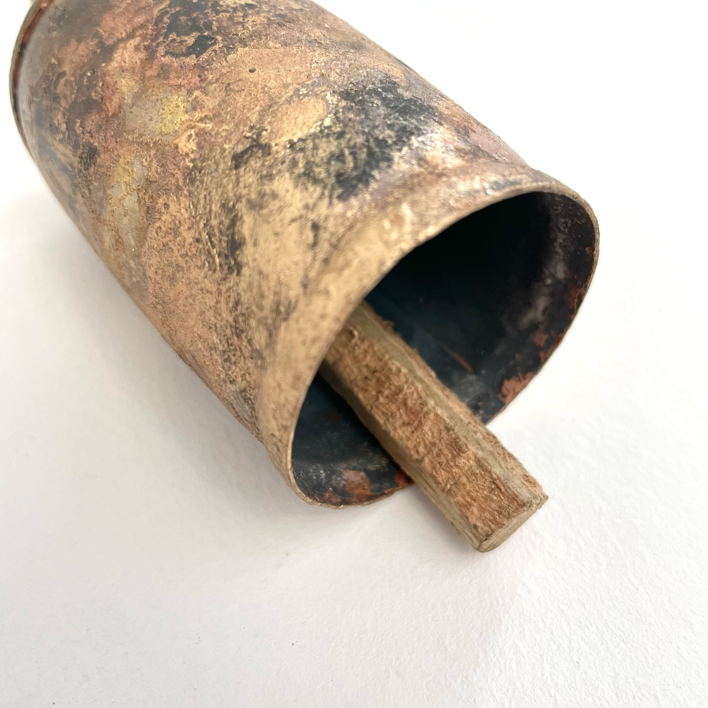 4" Rustic Brass Bell with Wood Striker