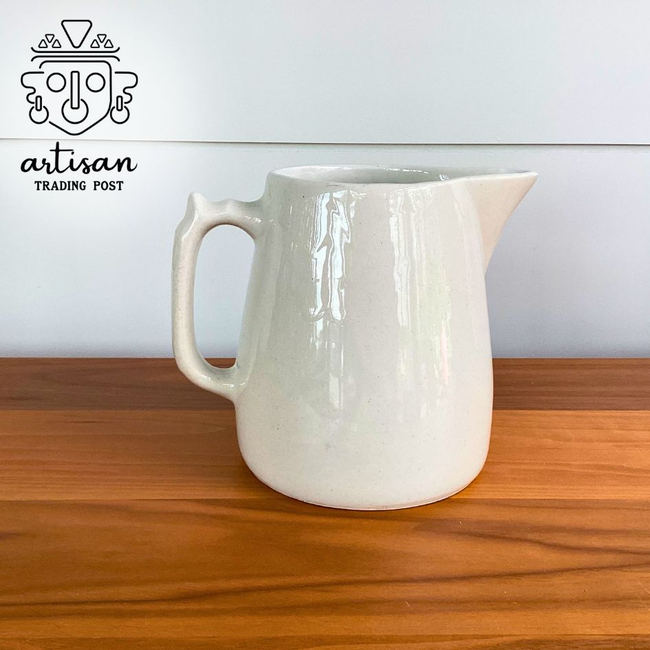 Vintage Canadian Porcelain Pitcher | White