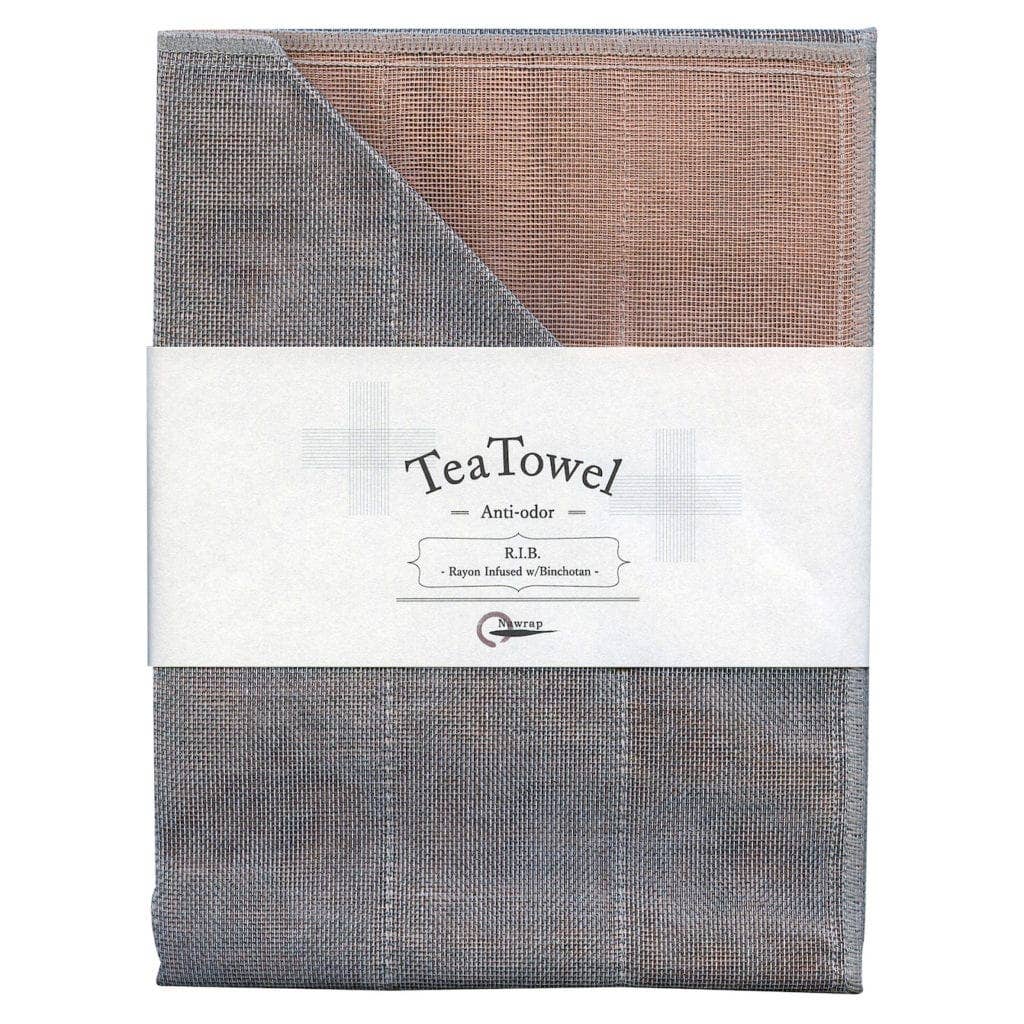 Natural Anti-Odour Binchotan Tea Towel | Tangerine