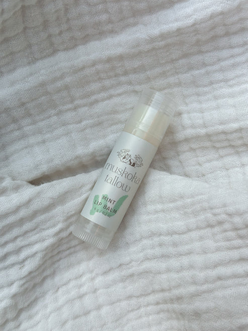 Mint Tallow Lip Balm | Muskoka Tallow