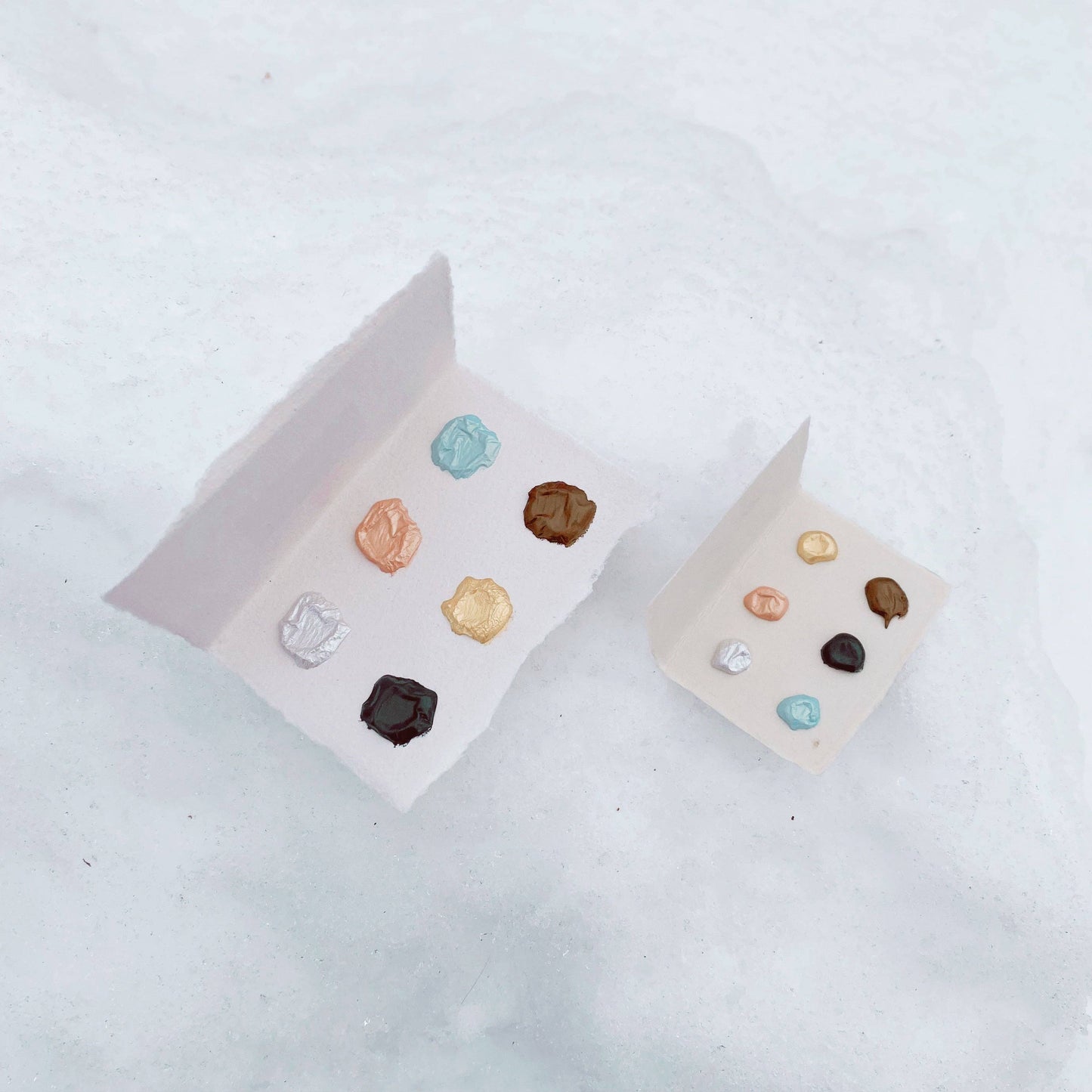 Watercolour Paint Travel Card | Northern Lights Palette