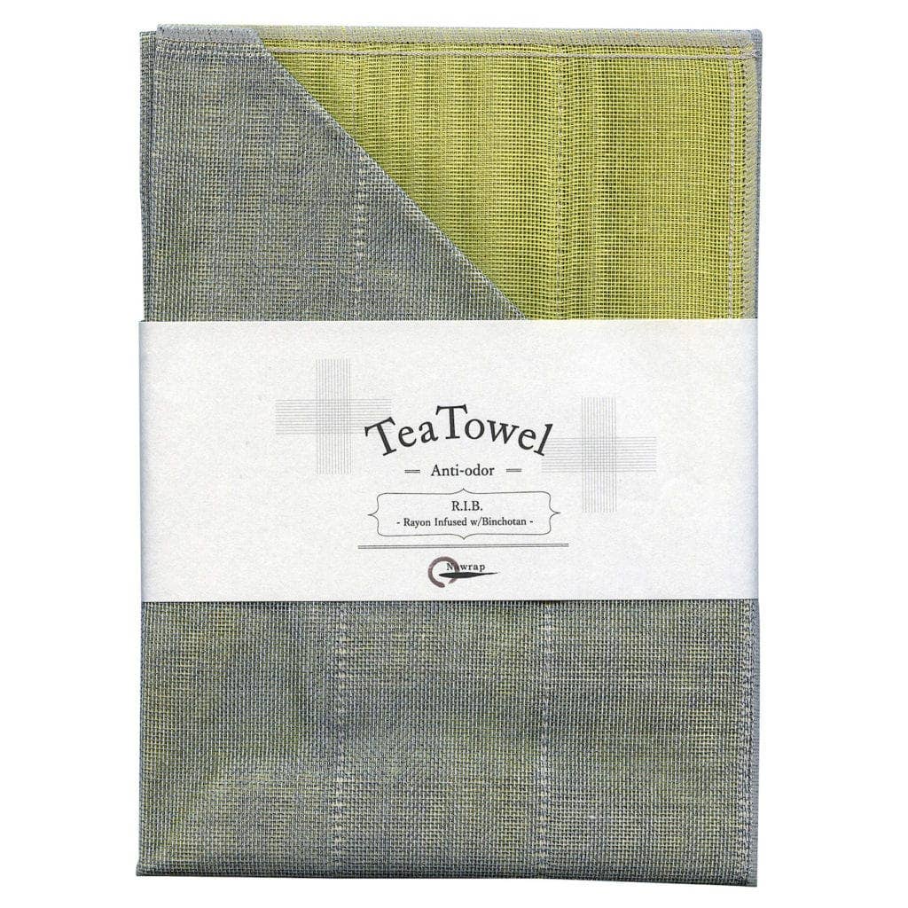 Natural Anti-Odour Binchotan Tea Towel | Tangerine