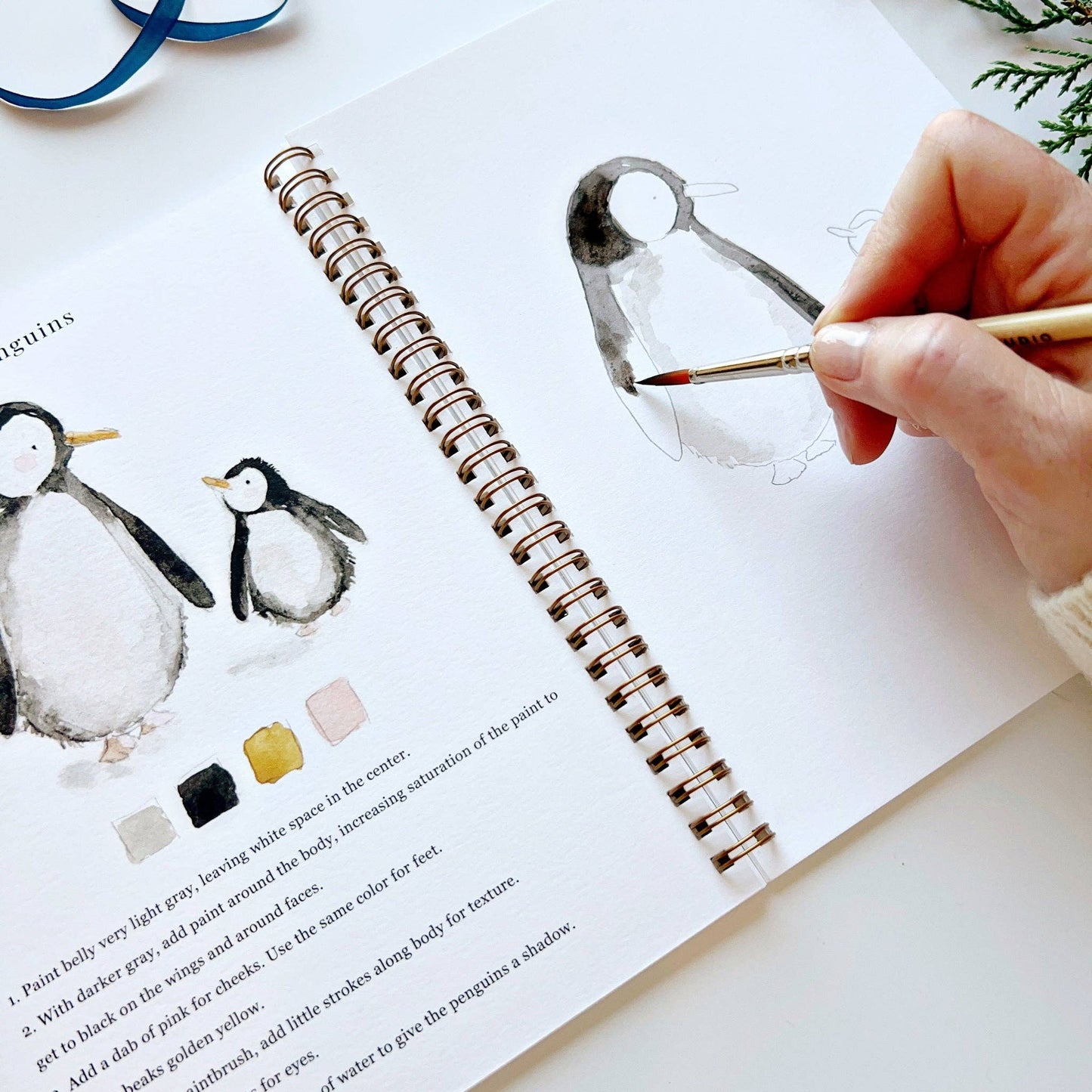 Winter | Watercolour Workbook by Emily Lex