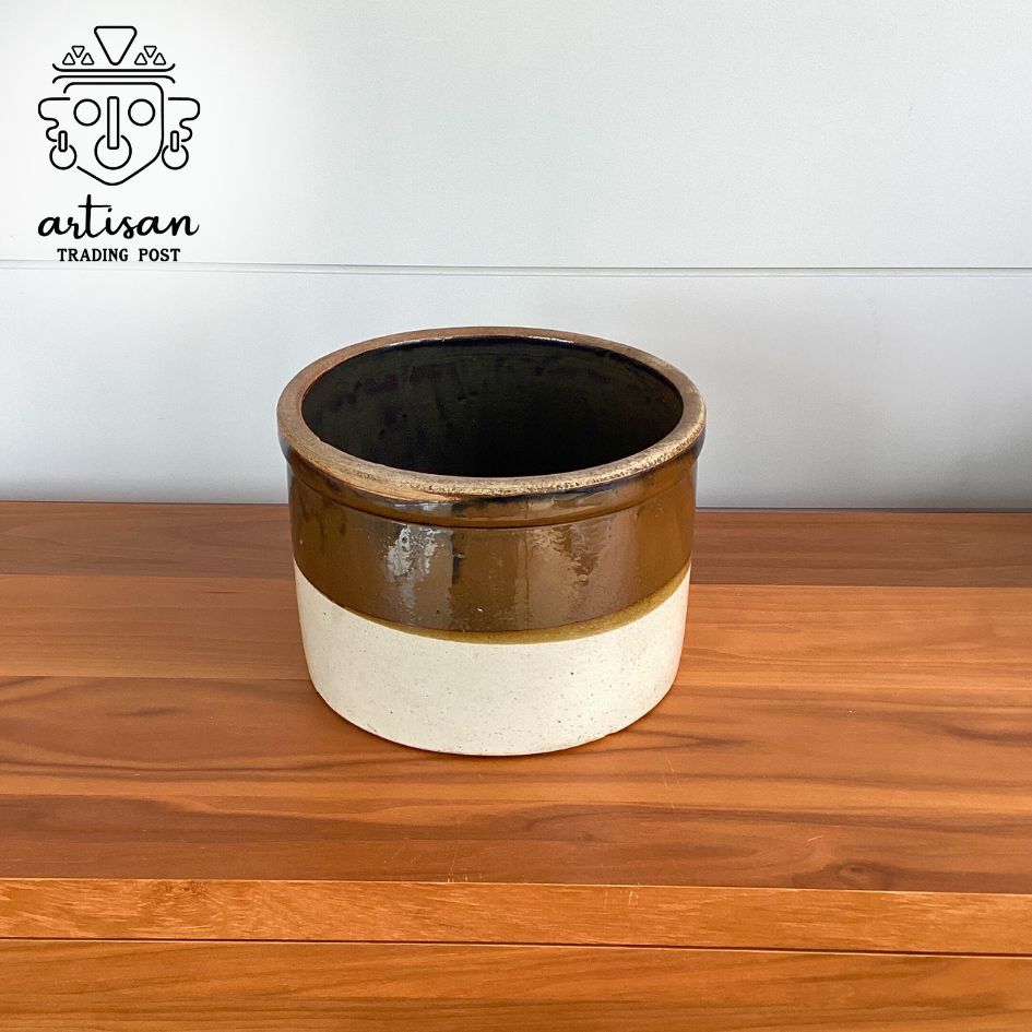 Pot en terre cuite vintage | 1 gallon naturel et terre