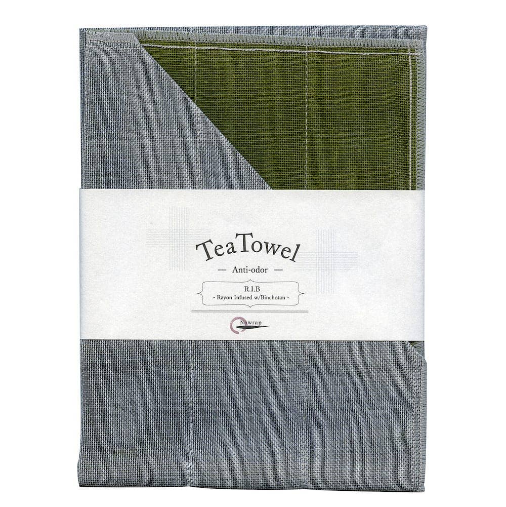 Natural Anti-Odour Binchotan Tea Towel | Tangerine