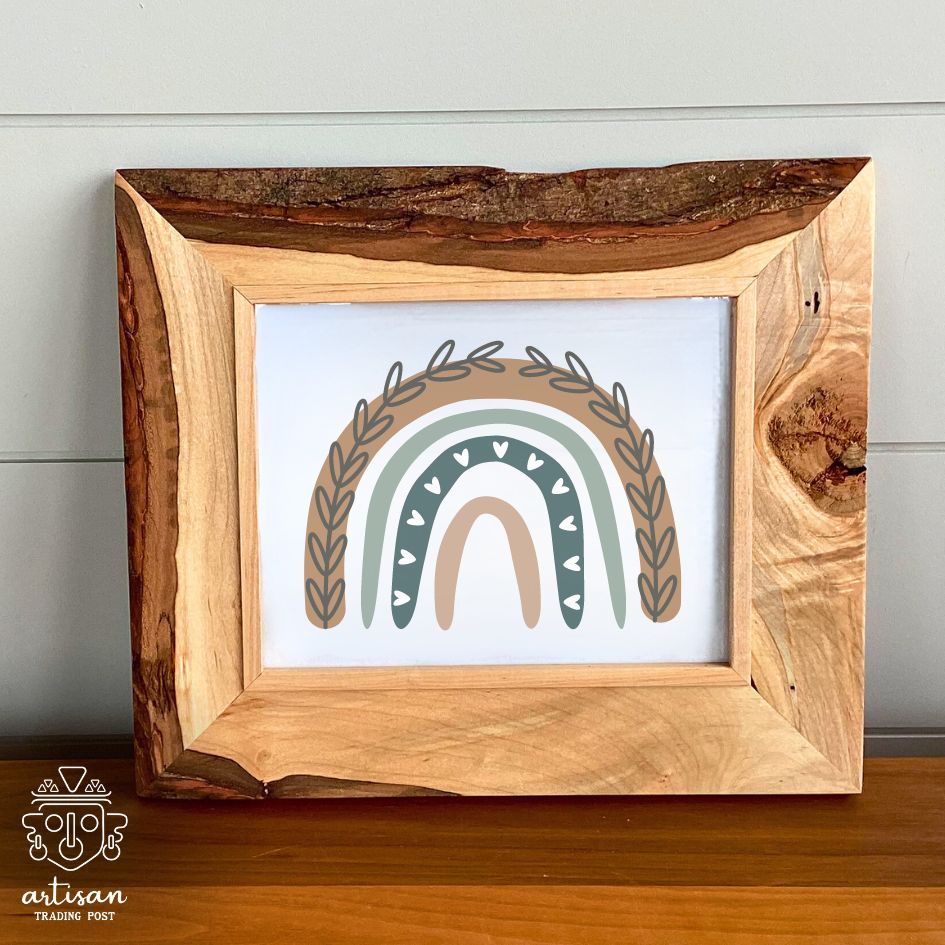 Cadre d'art en bois 8 x 10" | Érable ambroisie