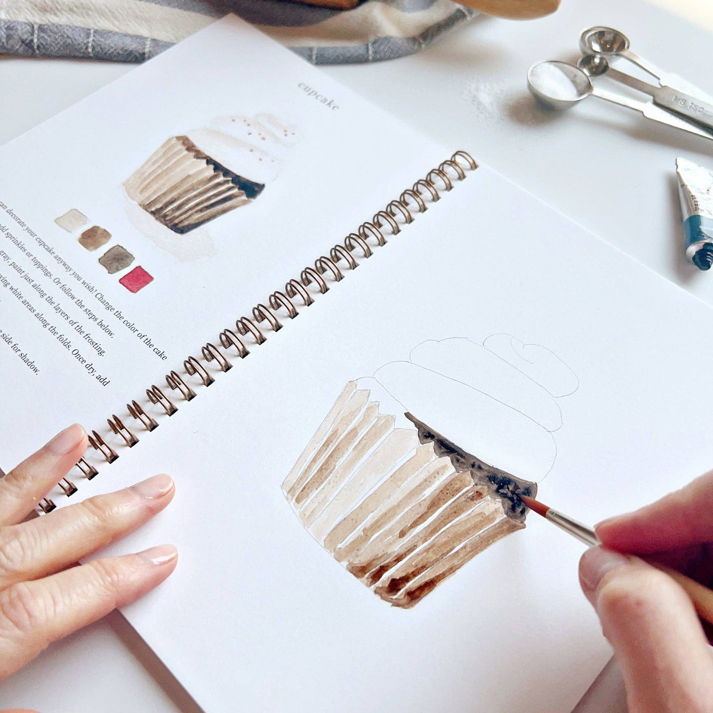 Baking | Watercolour Workbook by Emily Lex