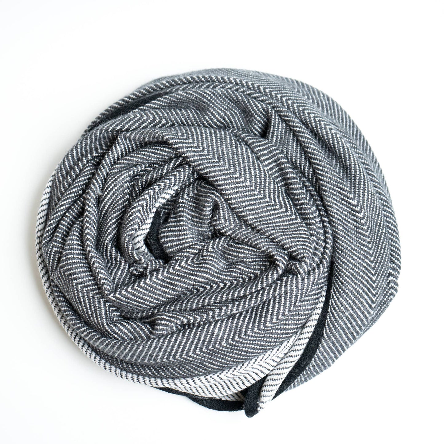 Luxury Cashmere Throw Blanket | Dual Tone Charcoal