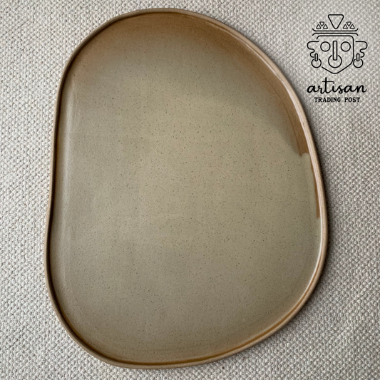 Plat en céramique Lake Medium | Sable