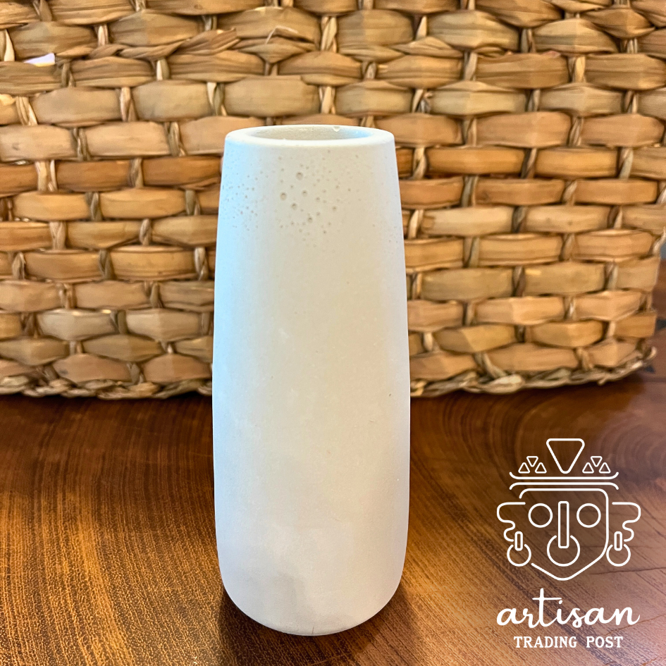 Slim Flower Vase | Hand-poured Concrete