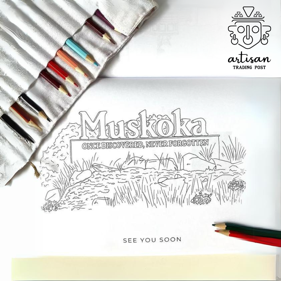 The Muskoka Colouring Book