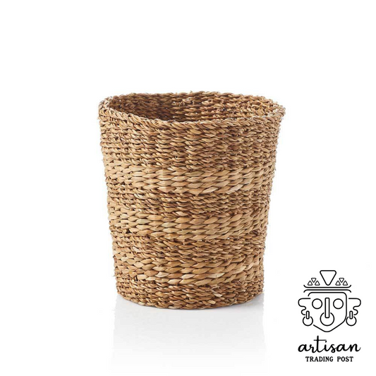 Hogla Wastebasket | Handcrafted Hogla Grass Basket