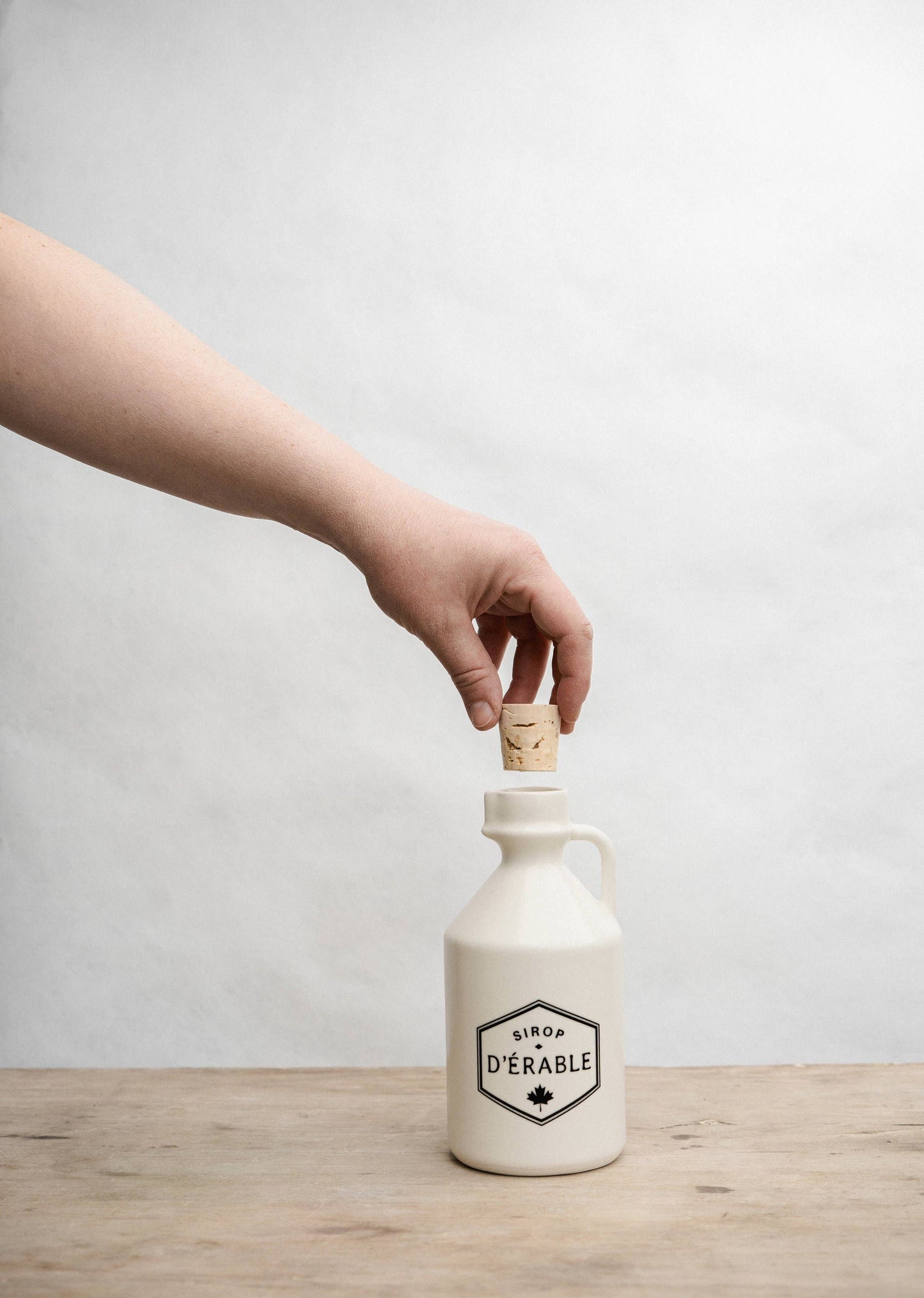 Canadiana | Ceramic Maple Syrup Jar
