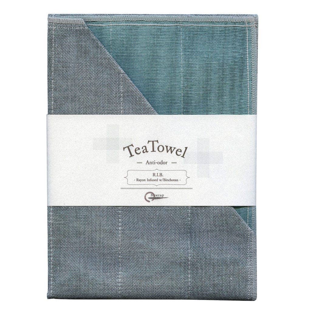 Natural Anti-Odour Binchotan Tea Towel | Pistachio