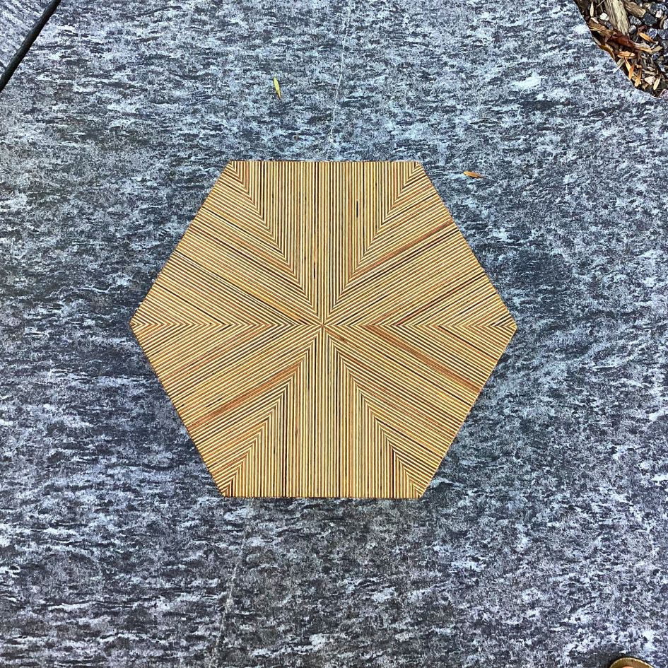Tabouret | Cerisier et contreplaqué