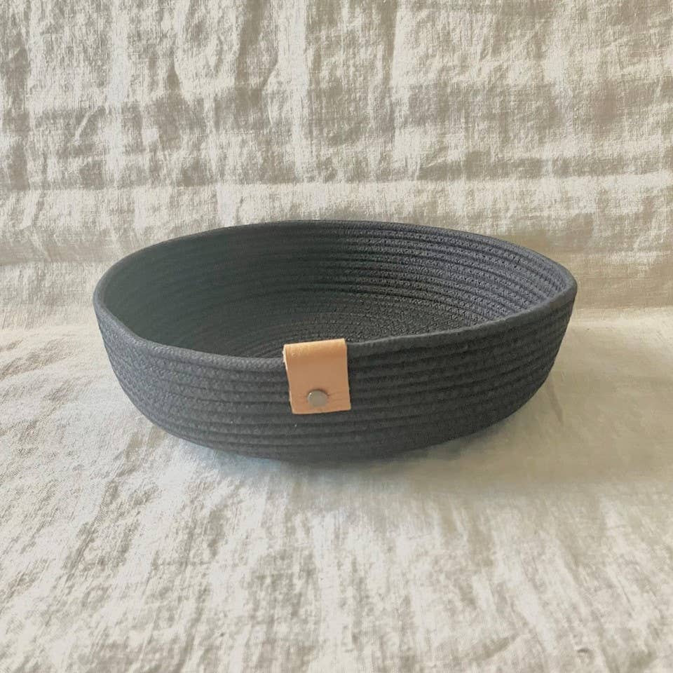 Plateau en corde | Noir