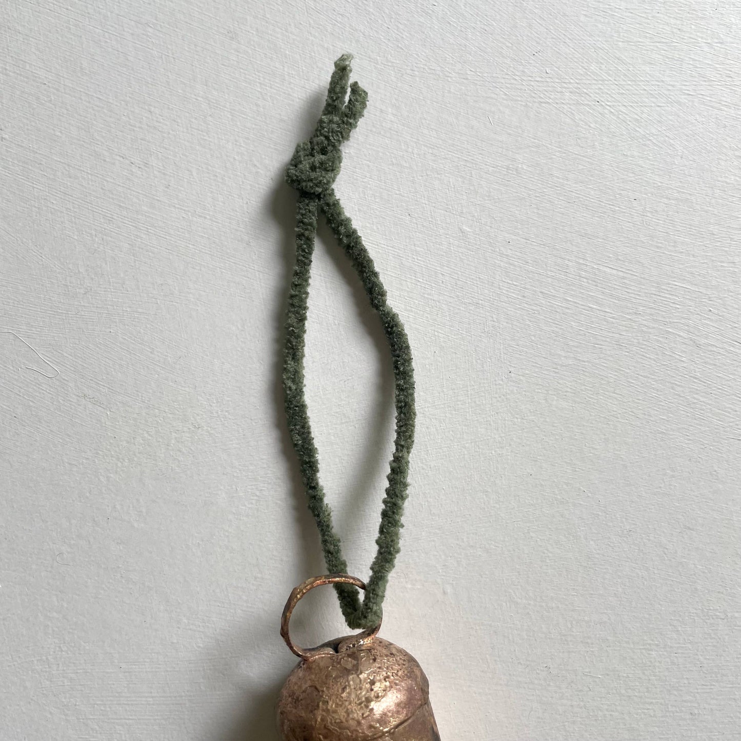 Cloche décorative rustique en laiton | Dessus rond