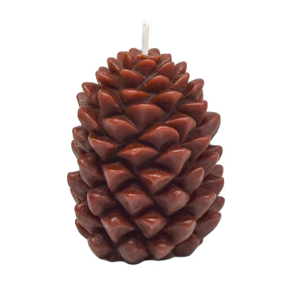 Natural Beeswax Candle | Ponderosa Pine Cone