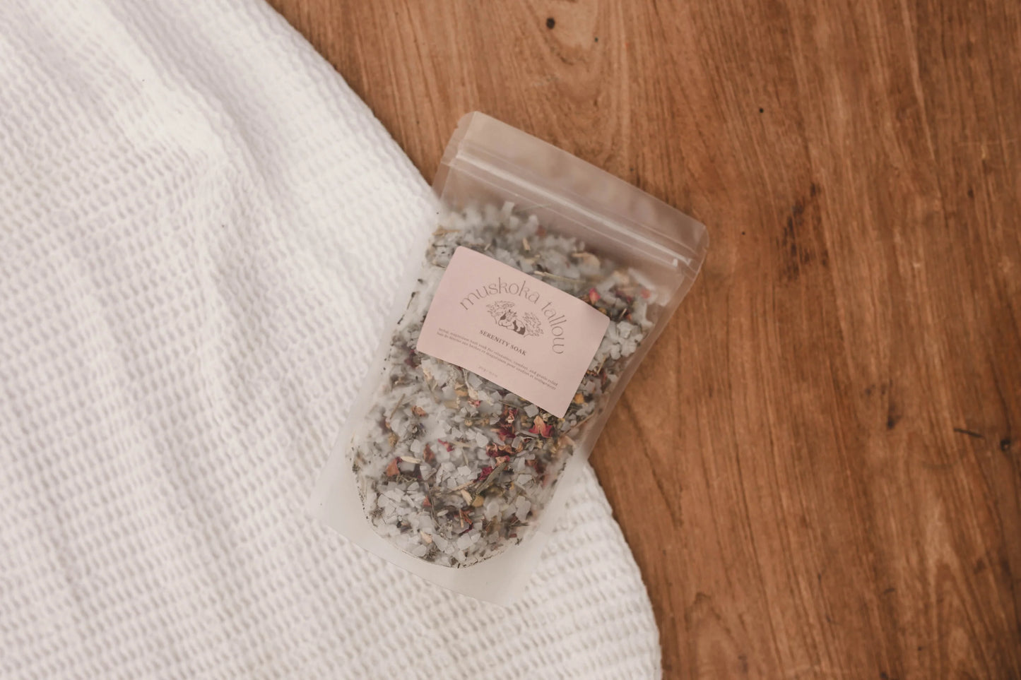 Serenity Soak Herbal Bath Salt Blend | Muskoka Tallow