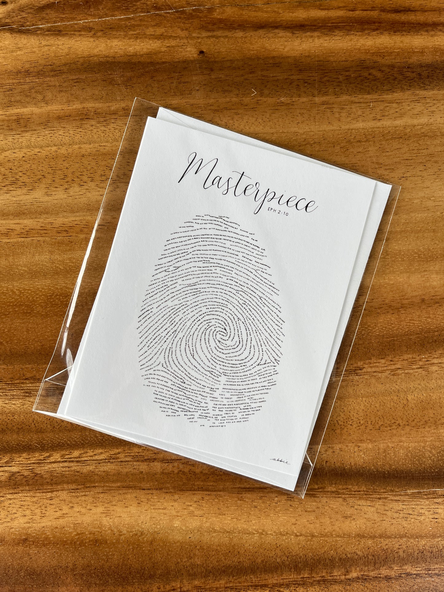 Masterpiece (Ephesians 2) | Closer Look Greeting Card