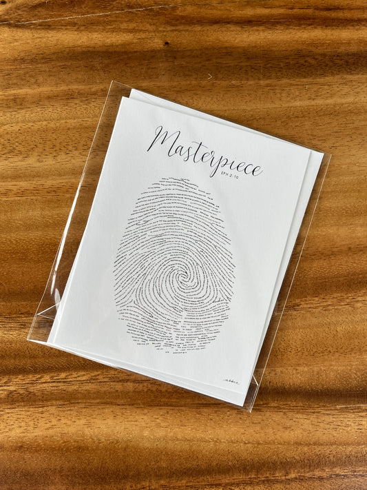 Masterpiece (Ephesians 2) | Closer Look Greeting Card