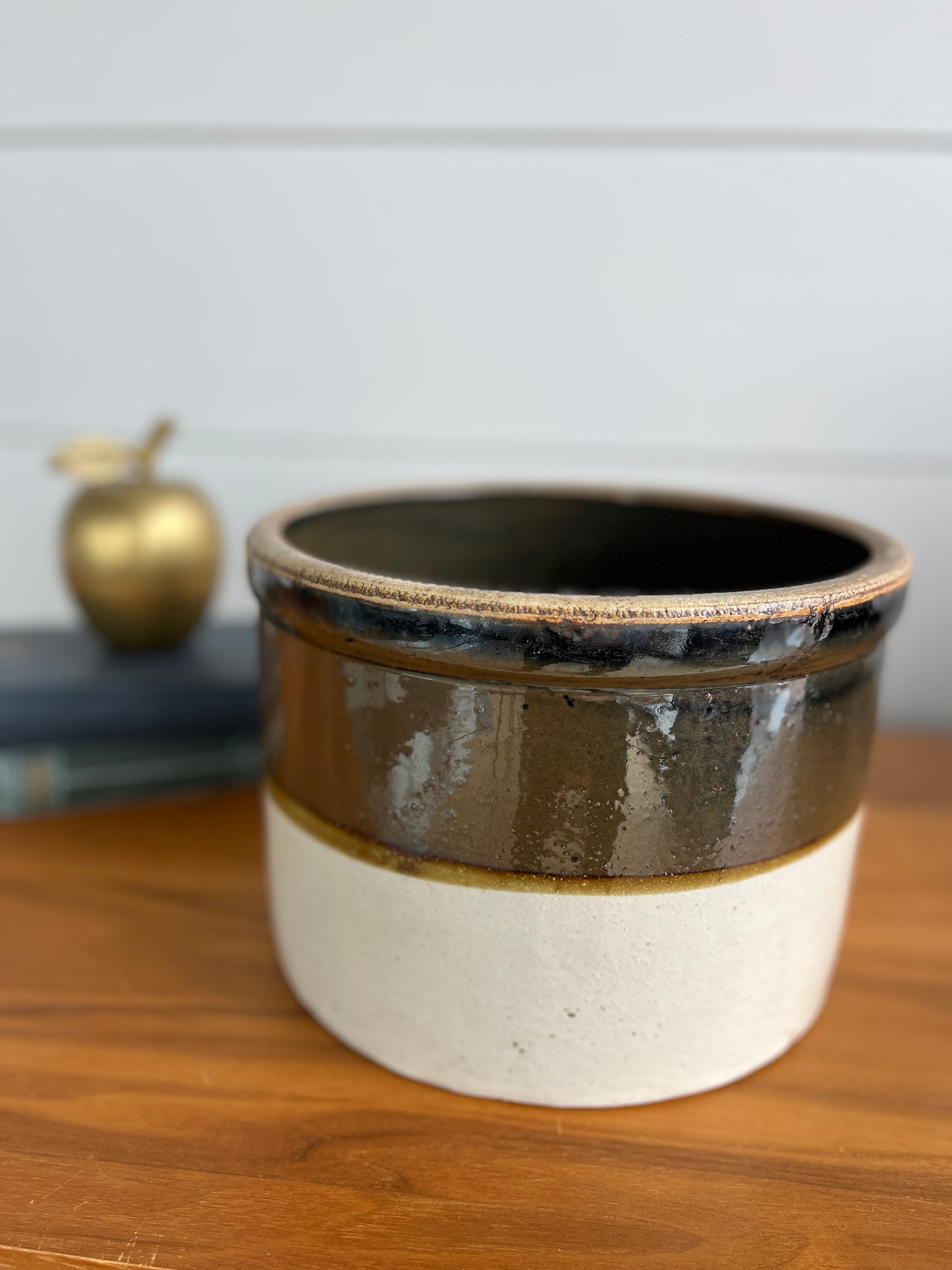 Pot en terre cuite vintage | 1 gallon naturel et terre