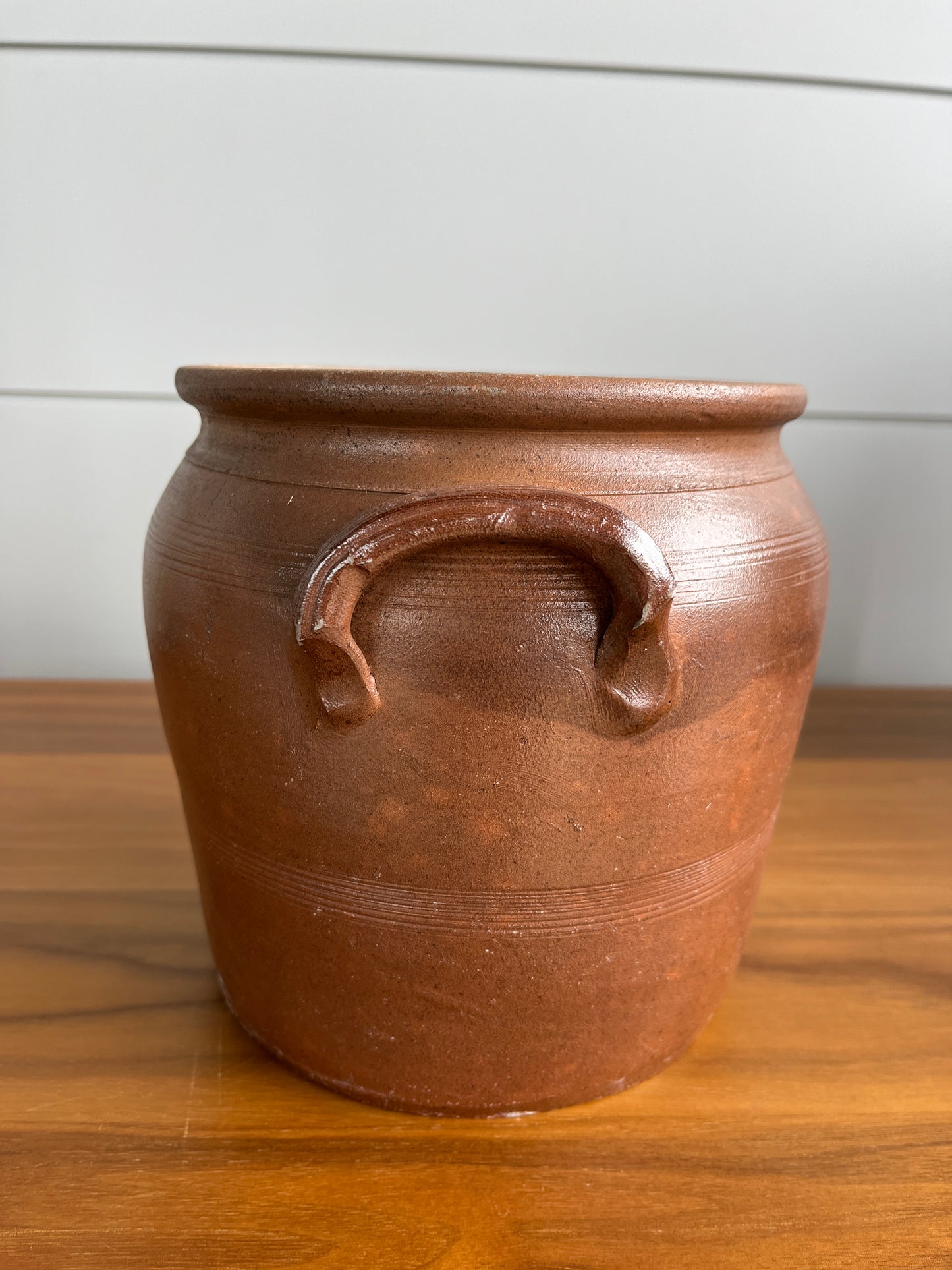 Vintage Earthenware Vase Large | Cinnamon