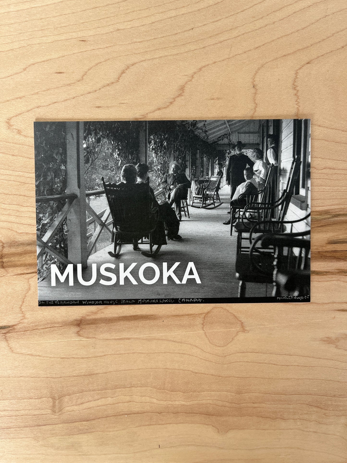 Windsor House Verandah (1907) | Vintage Muskoka Postcard