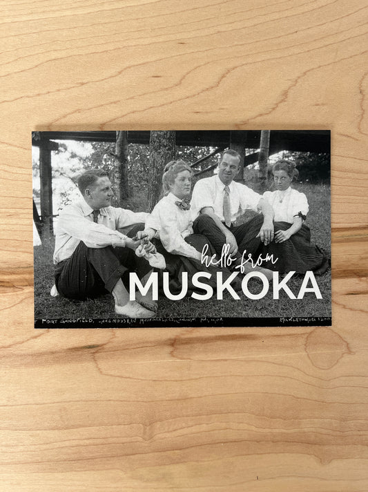 Hello From Muskoka (1908) | Vintage Muskoka Postcard