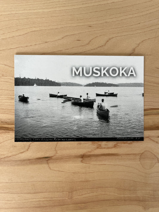Clevelands Regatta (1909) | Vintage Muskoka Postcard