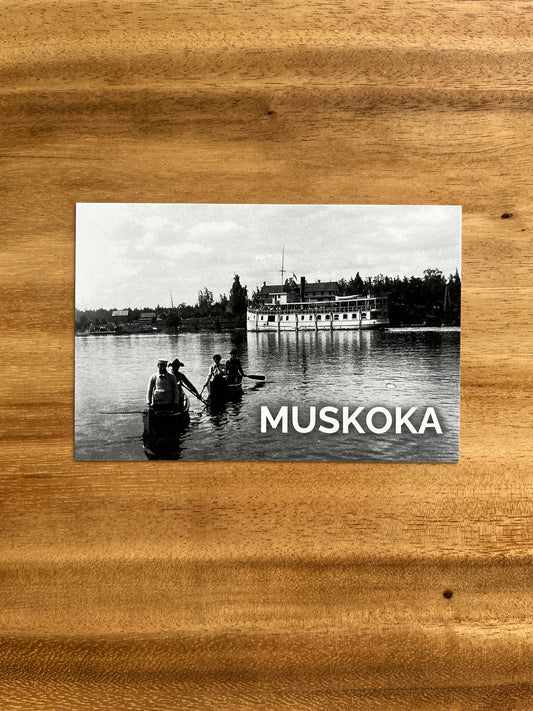 Muskoka Steamer (1881) | Vintage Muskoka Postcard