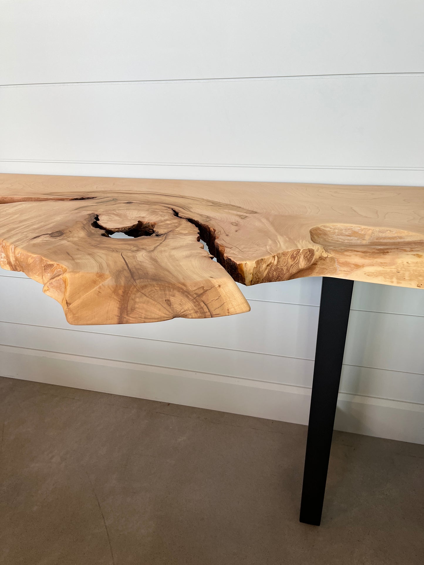Live Edge Console Table