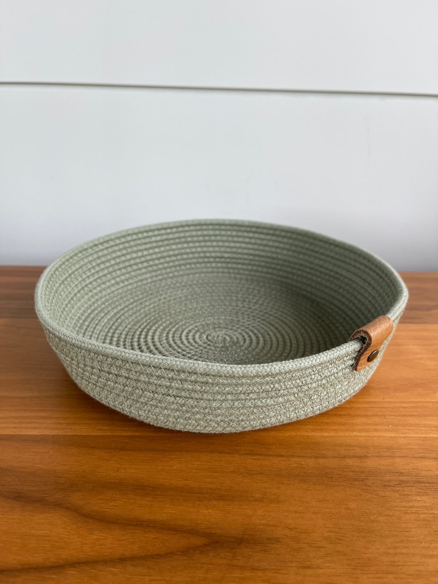 Plateau en corde | Vert sauge