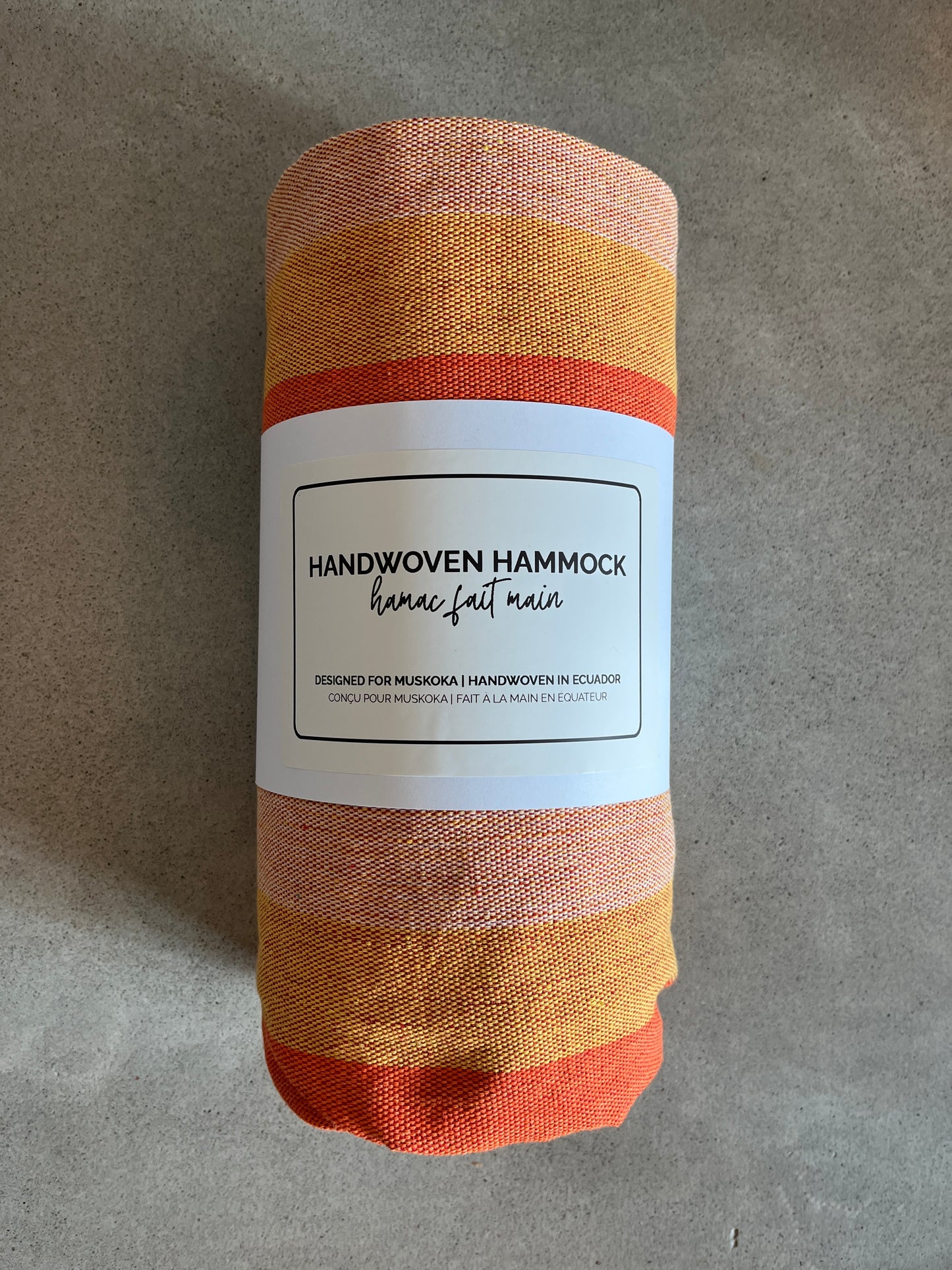 Handwoven Cotton Hammock | Summer Sunshine