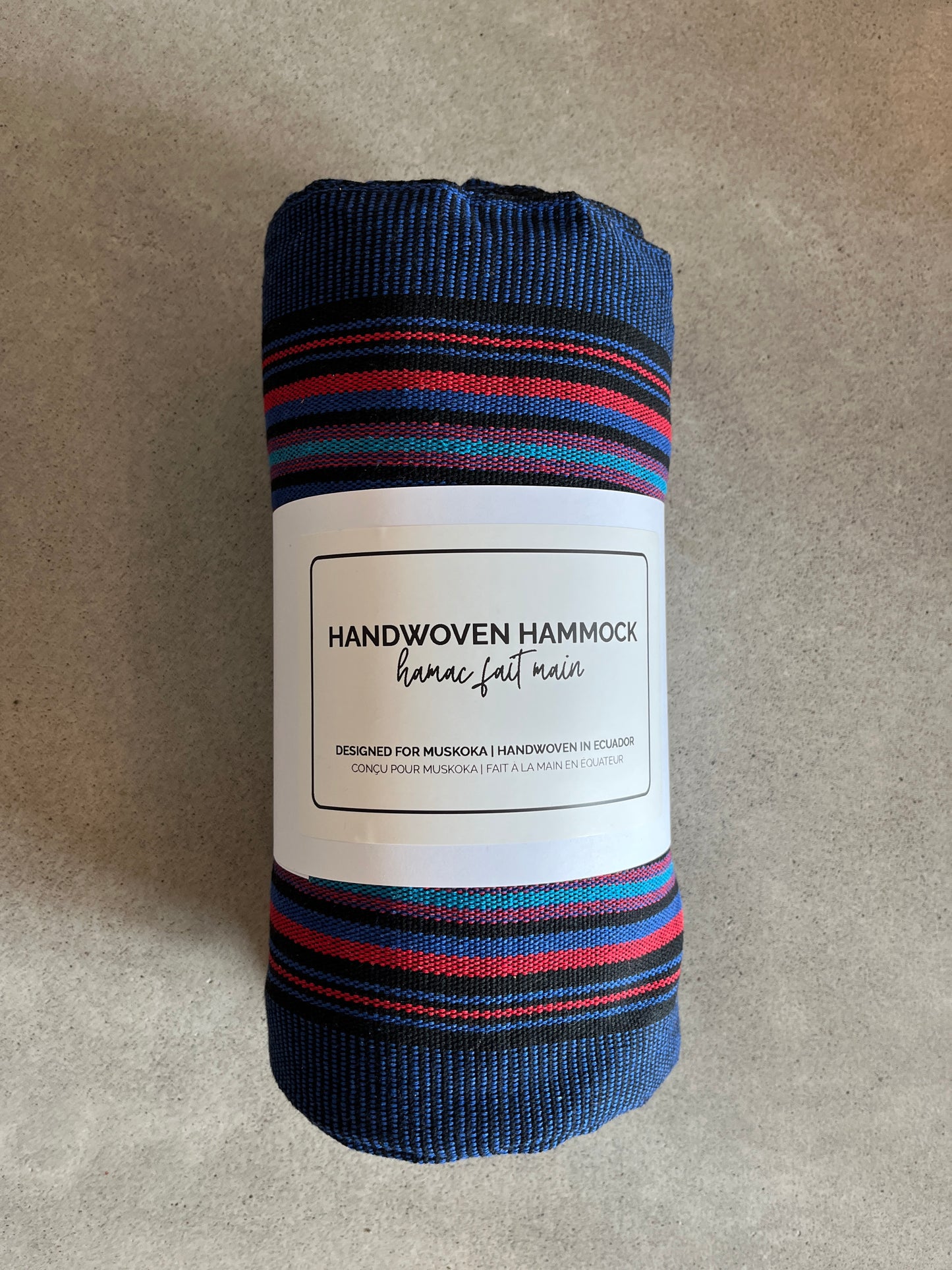 Handwoven Cotton Hammock | Deep Blue