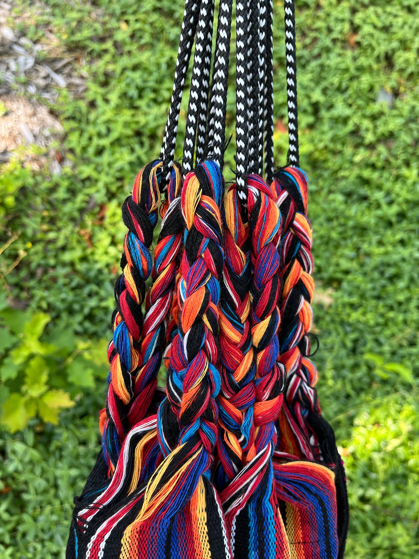 Handwoven Cotton Hammock | Bright Dawn