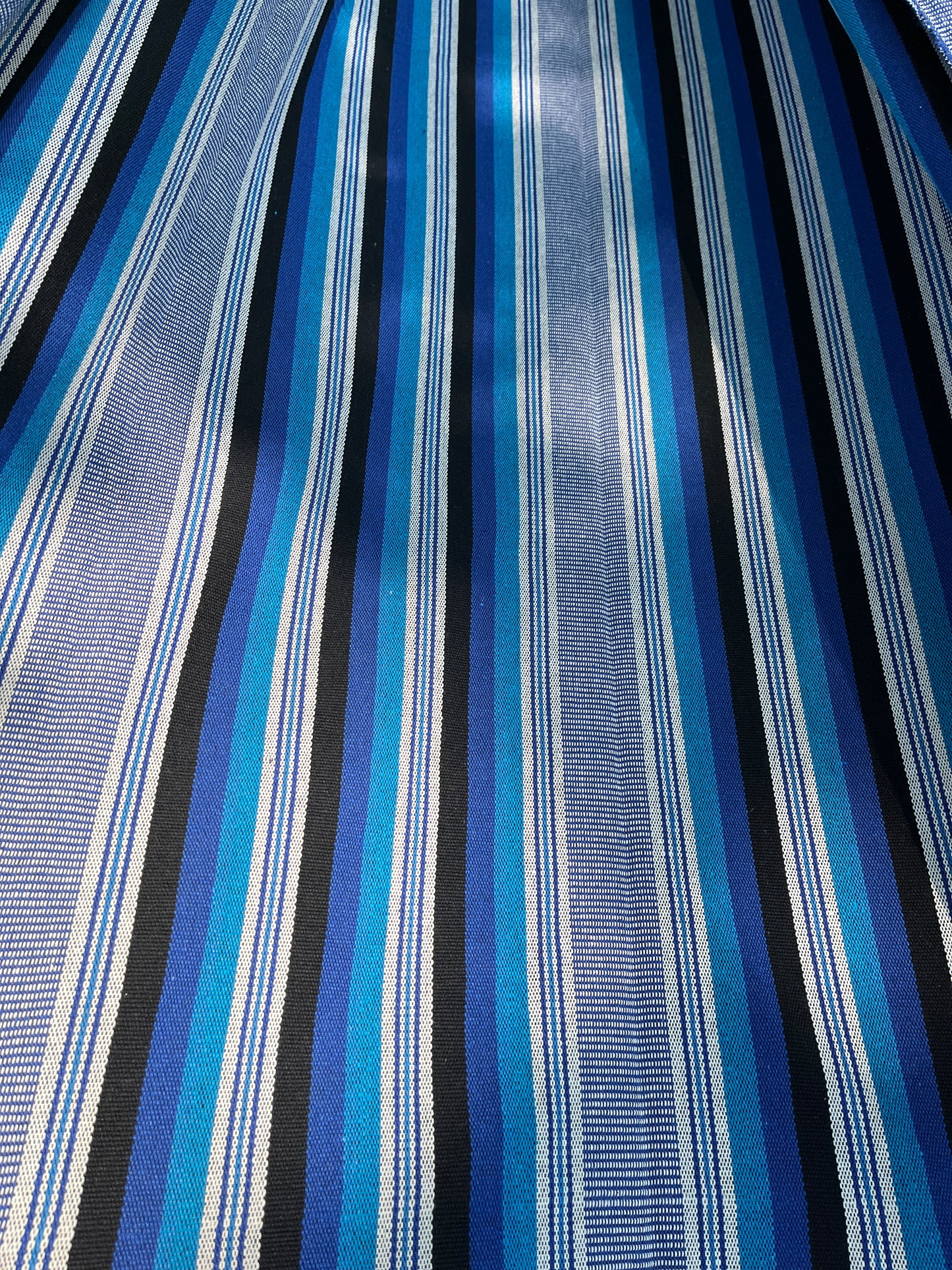 Handwoven Cotton Hammock | Lake Blue