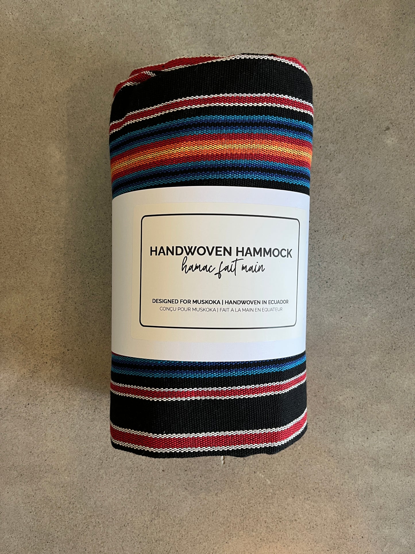 Handwoven Cotton Hammock | Bright Dawn