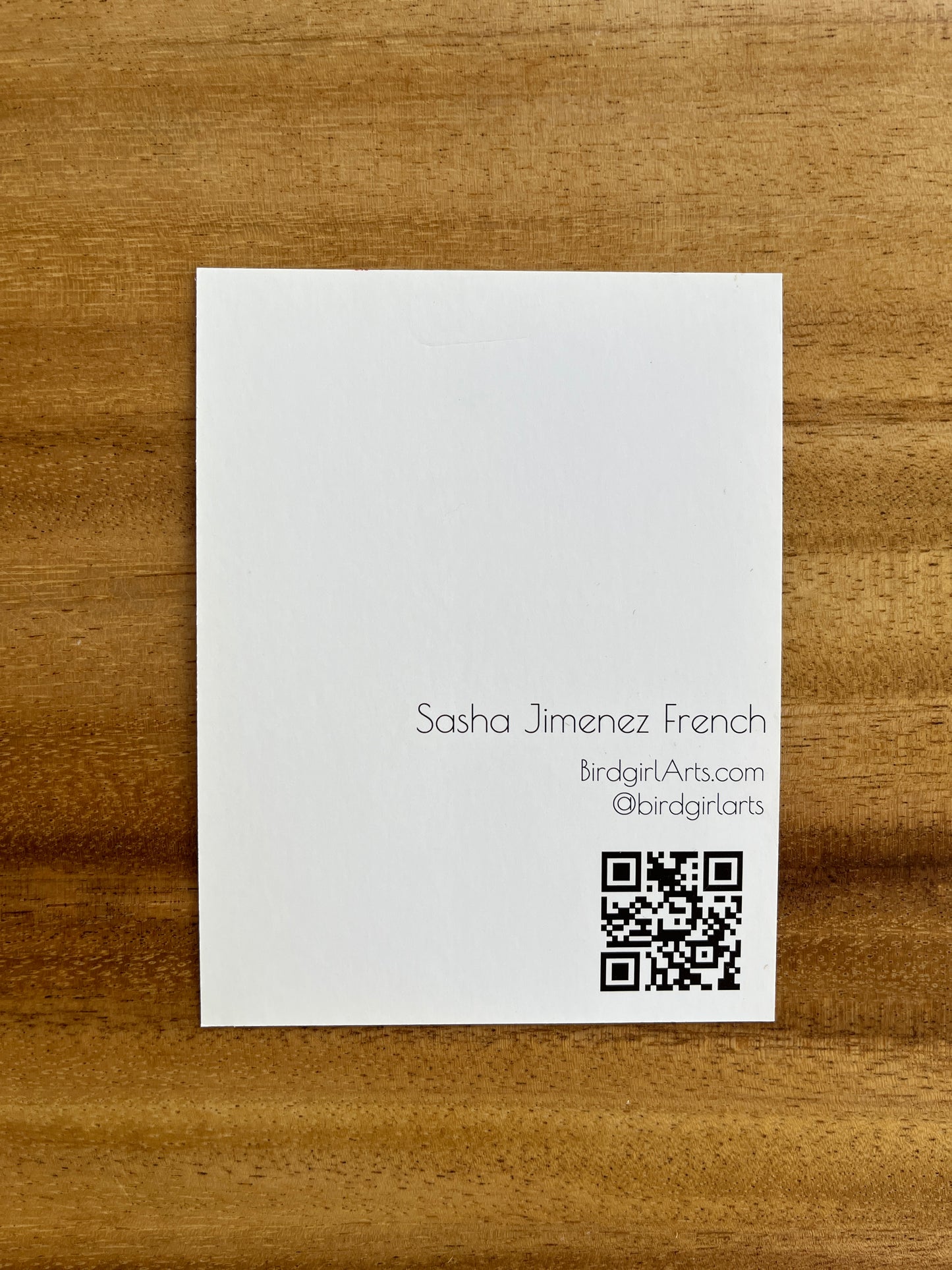 Postcards by Sasha Jimenez French