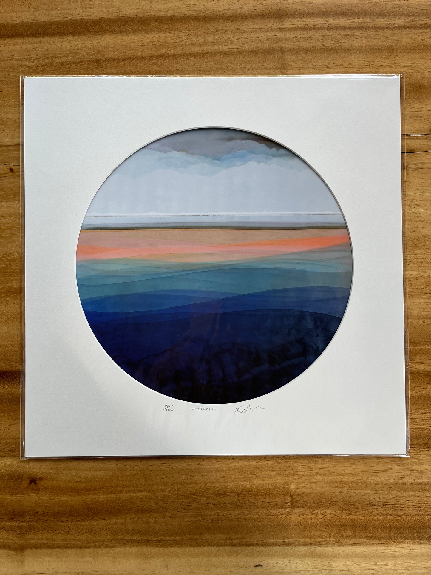 16x16 Framed and Matted Print by Adele Webster