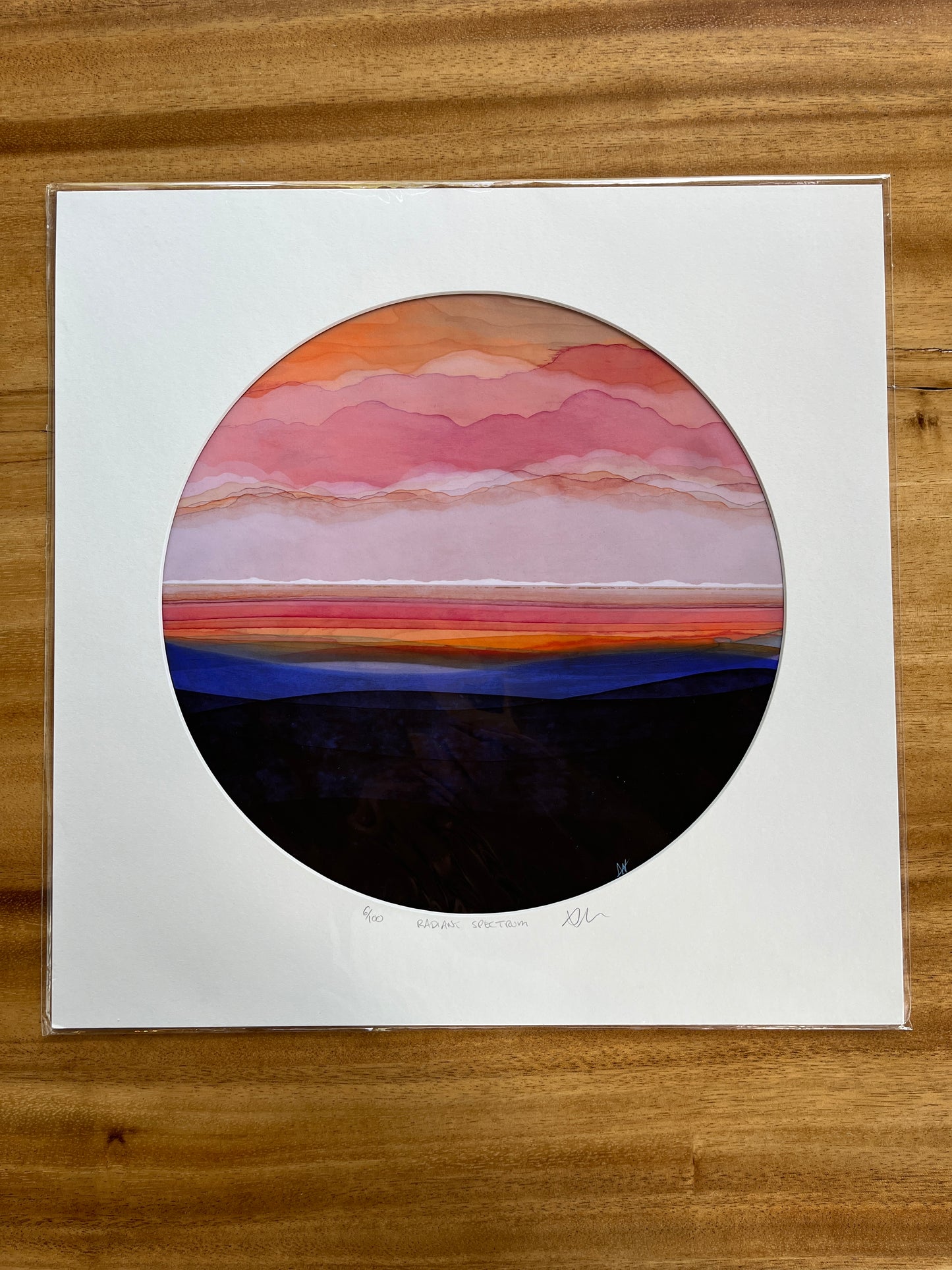 16x16 Framed and Matted Print by Adele Webster