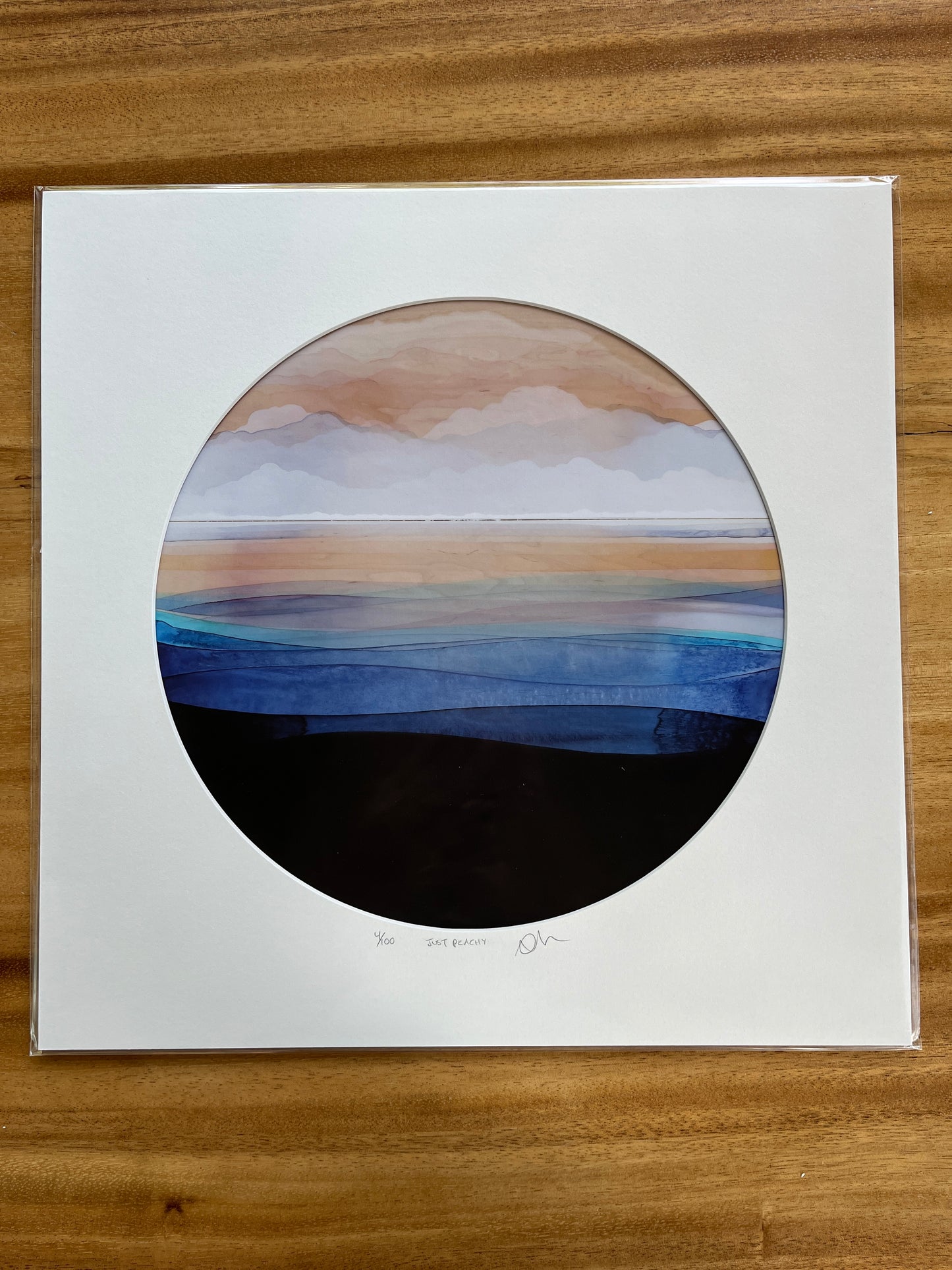 16x16 Framed and Matted Print by Adele Webster