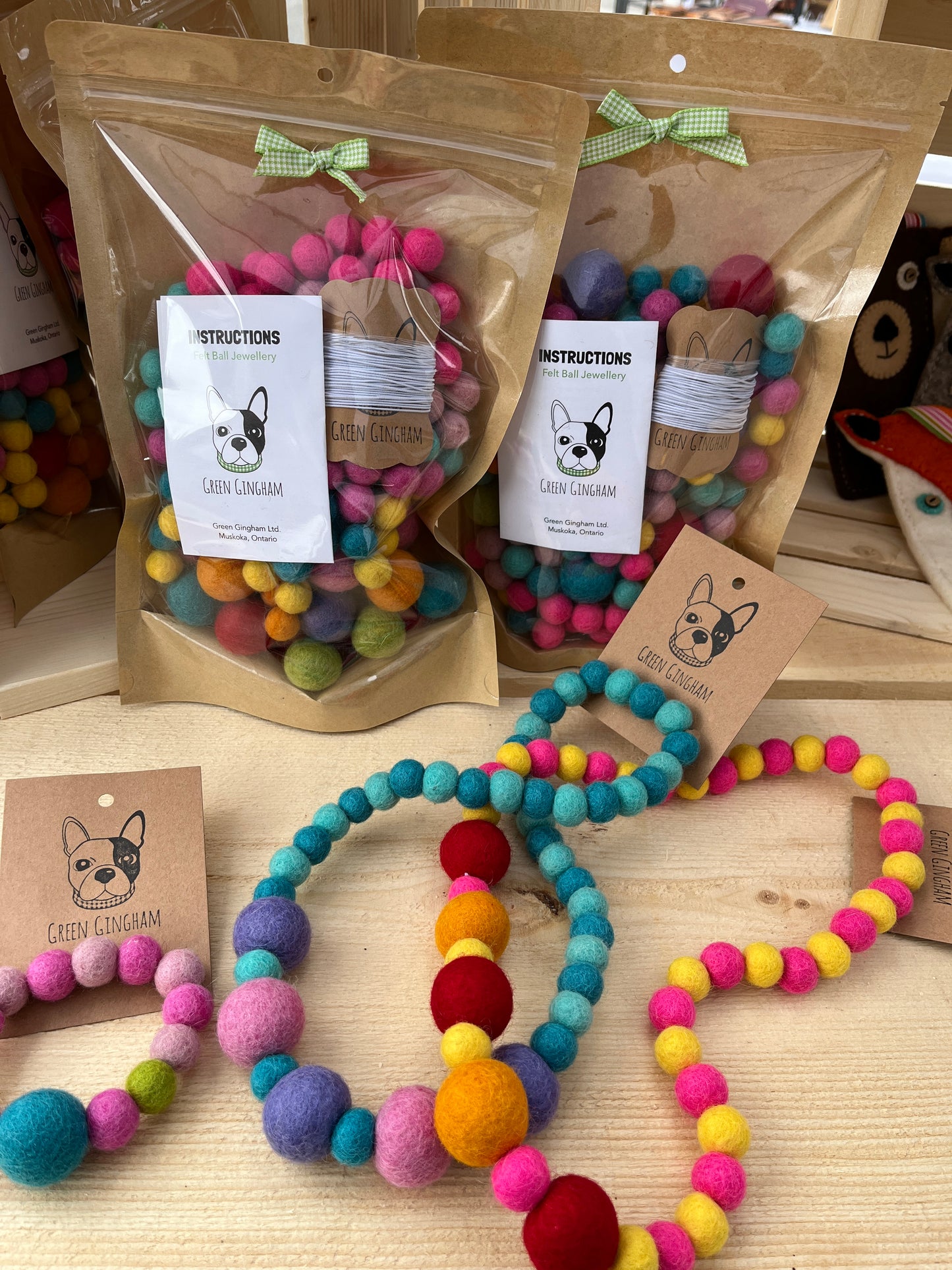 DIY Felt Ball Jewellery Kit for Kids