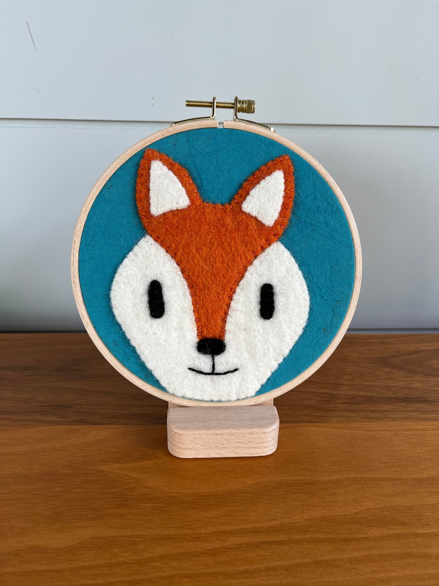 Fox Felt Embroidery Craft Kit – DIY Animal Art for Kids